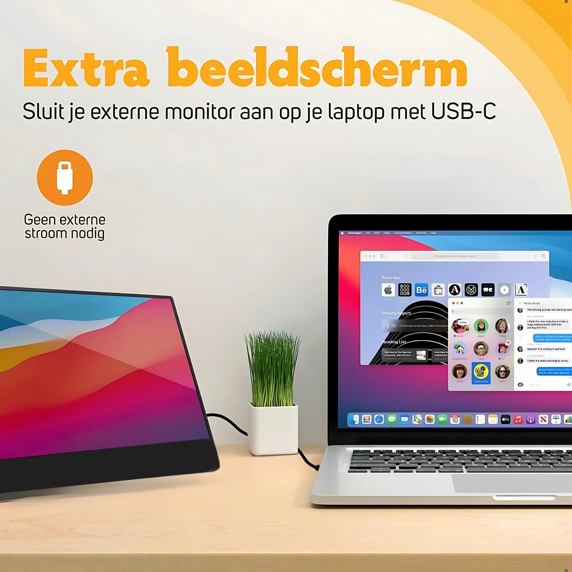 Portable Monitor 15.6 Inch Full HD